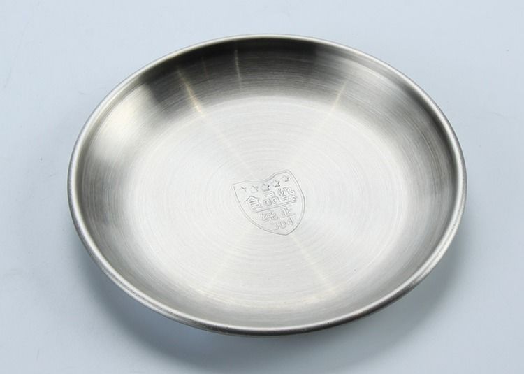 14cm 17cm 30cm Round Shape 304 Stainless Steel Plate Set