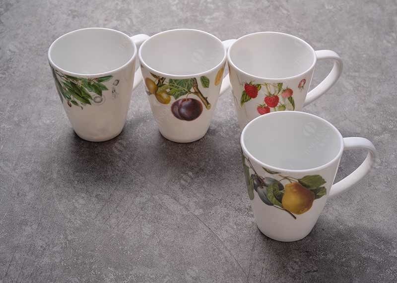 One Time Forming Stoneware Finish Childrens Melamine Mugs